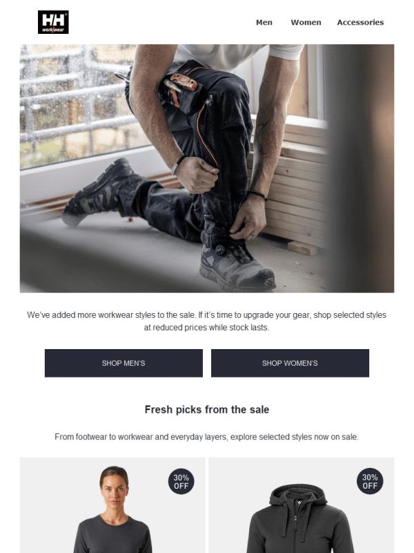 More styles, up to 50% off