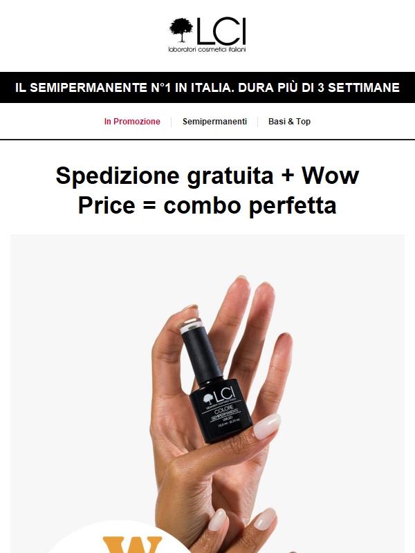 🚨 Spedizione GRATIS + Wow Price fino al -60%.
