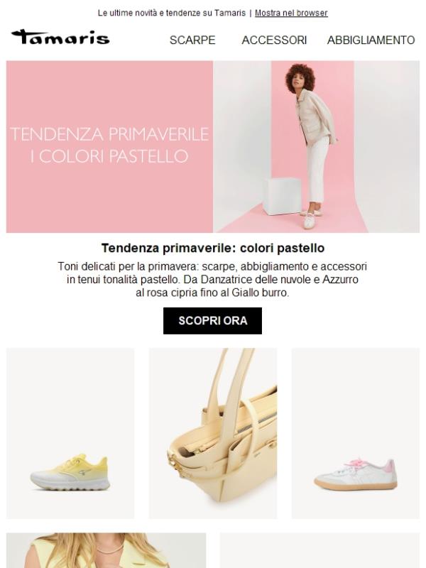 Tendenza primaverile: colori pastello 🌺