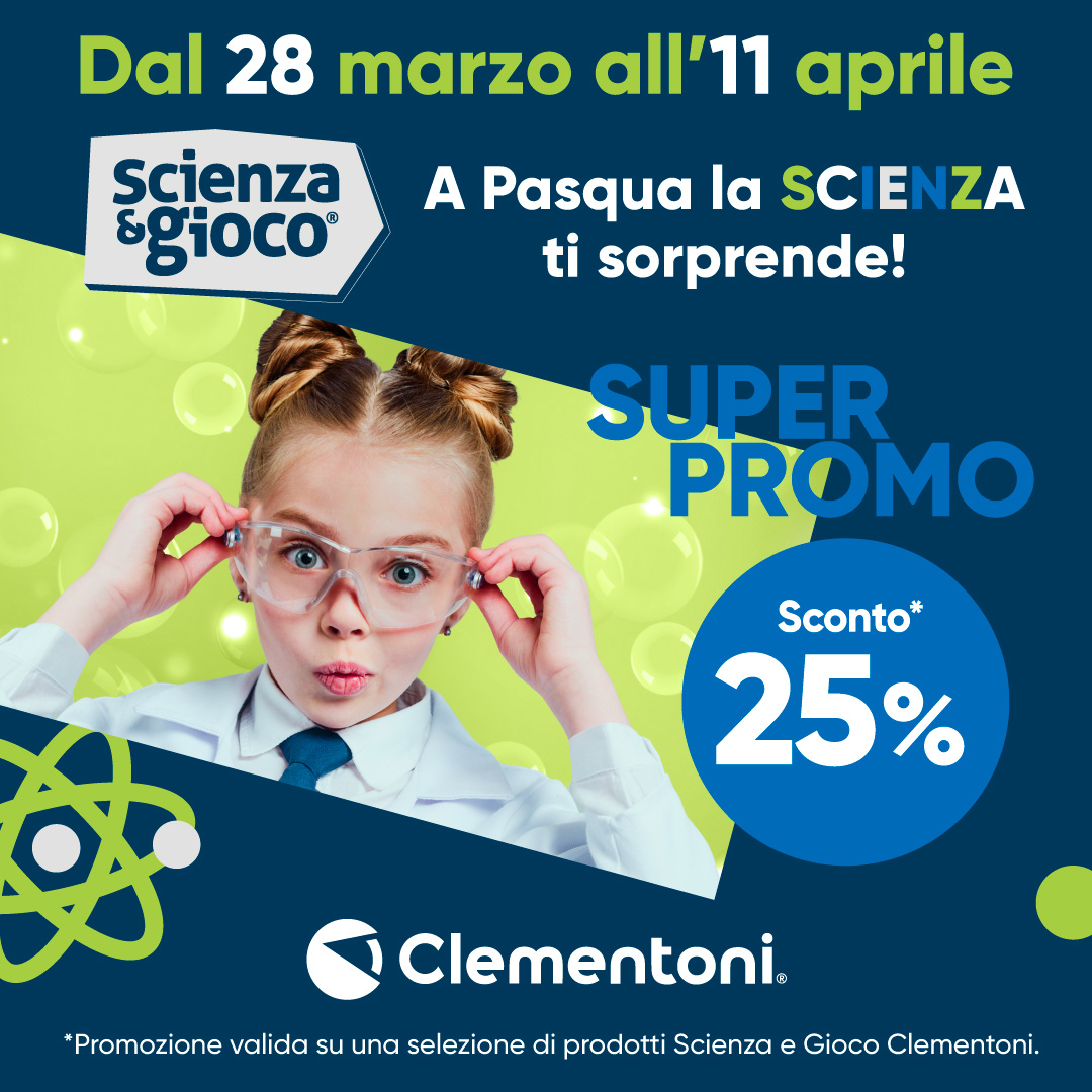 promo scienza e gioco clementoni