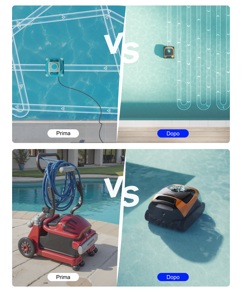 No cavi. No ingarbugli. No scorciatoie. Basta metterlo lì e lasciare che Beatbot pulisca liberamente—senza il dramma dei cavi intrecciati.