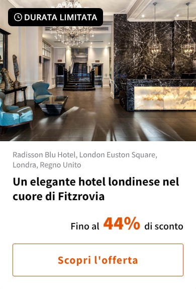 Un elegante hotel londinese nel cuore di Fitzrovia