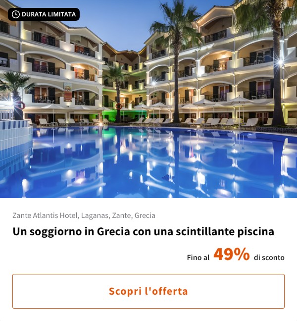 Un soggiorno in Grecia con una scintillante piscina