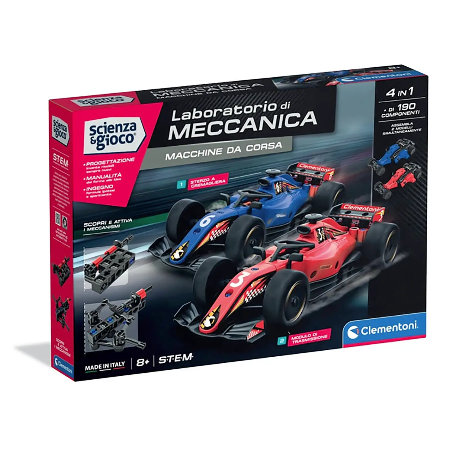 Scienza & Gioco Macchina Da Corsa 2 In 1