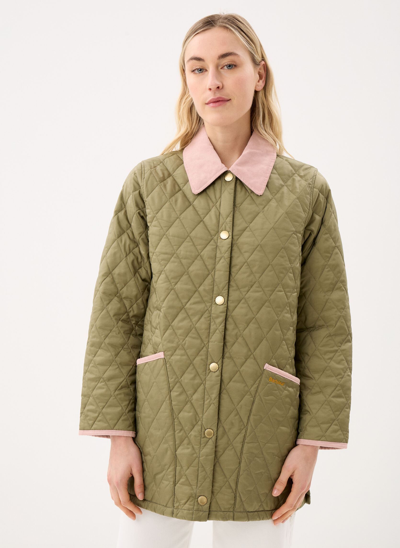Barbour Parkas Icons Modern Liddesdale Quilted Jacket mujer verde