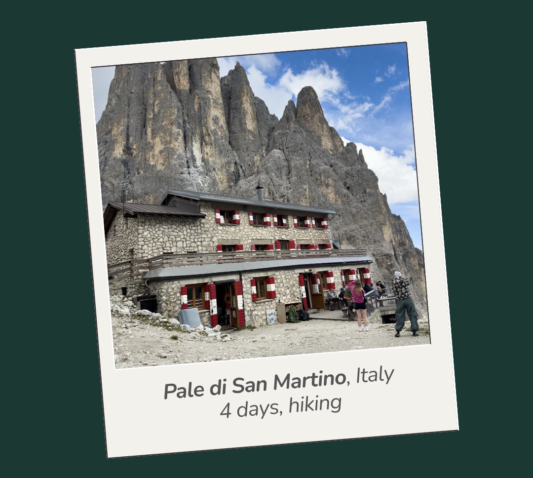 HIKING THE PALE DI SAN MARTINO