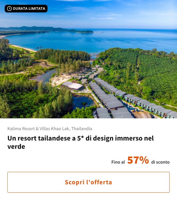 Un resort tailandese a 5* di design immerso nel verde