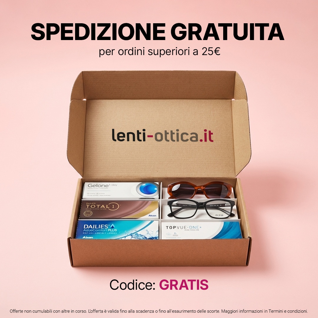 spedizione gratuita per ordini superiori a 25€ con il codice GRATIS