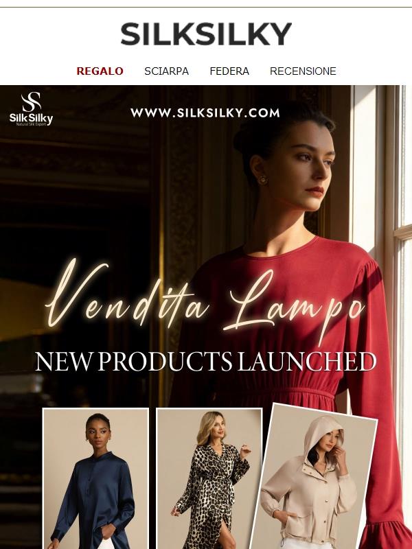 - Liscia come la seta e alla moda-Nuovi arrivi!