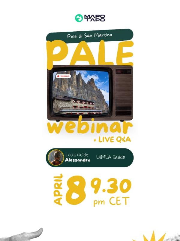 Sign up for Pale di San Martino Webinar on Wednesday, April 8