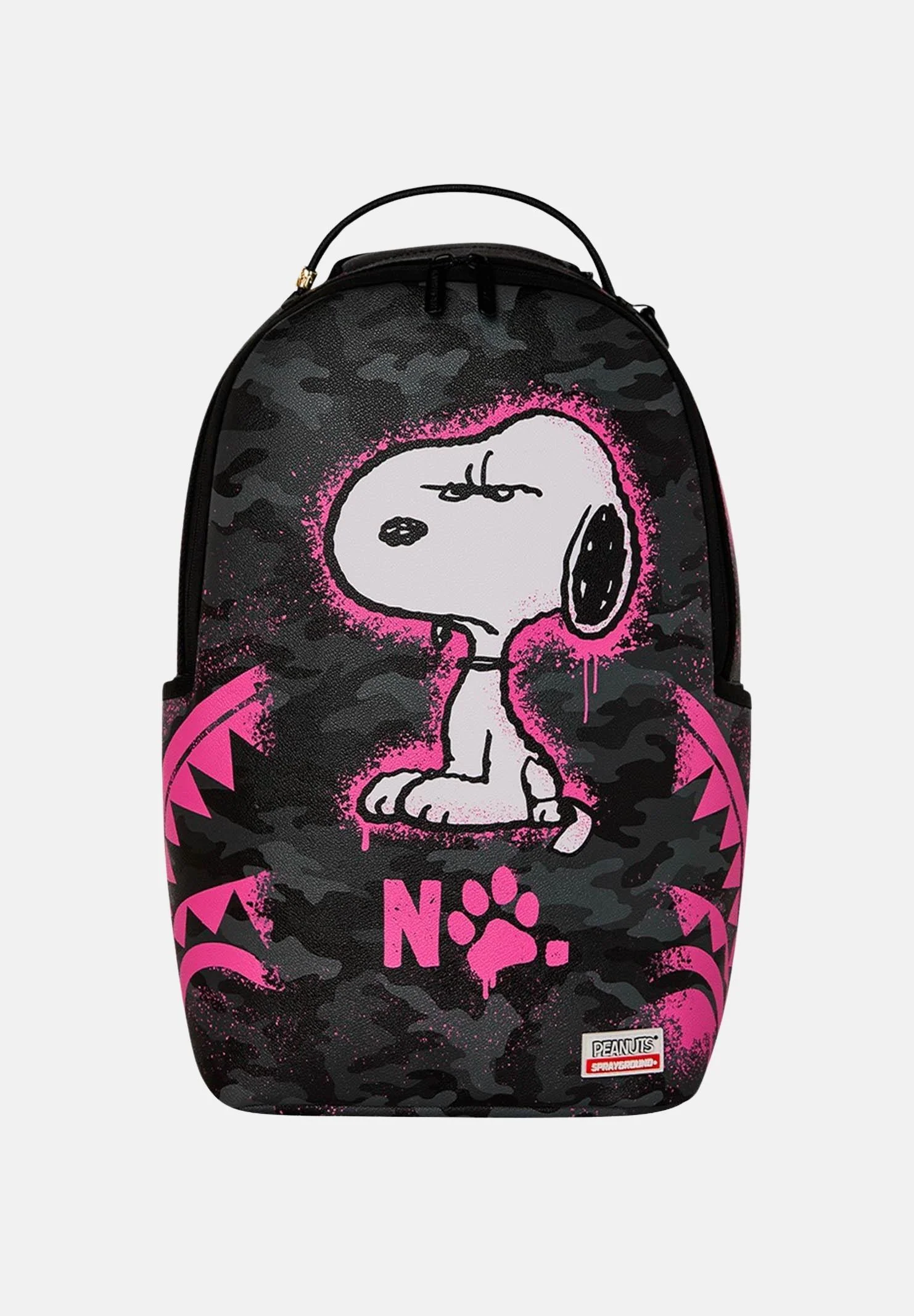 Image of SPRAYGROUND Zaino SNOOPY PINK STENCIL DLXSV nero da donna