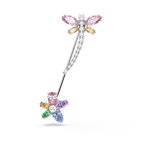 Spilla Ariana Grande x Swarovski, Taglio misto, Libellula, Multicolore, Placcato rodio