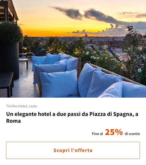 Un elegante hotel a due passi da Piazza di Spagna, a Roma