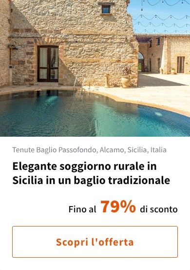 Elegante soggiorno rurale in Sicilia in un baglio tradizionale