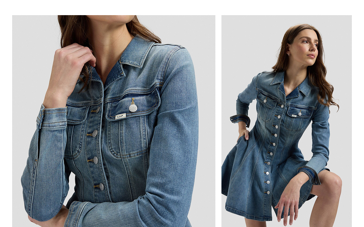 LS FITTED DRESS DARK SHADE