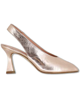 Slingback in pelle oro rosa tacco alto Donna SP2500 300