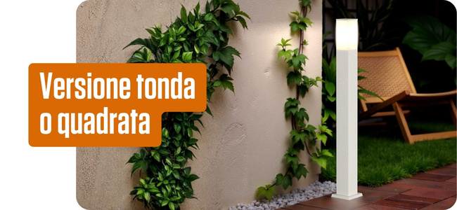 Versione tonda o quadrata