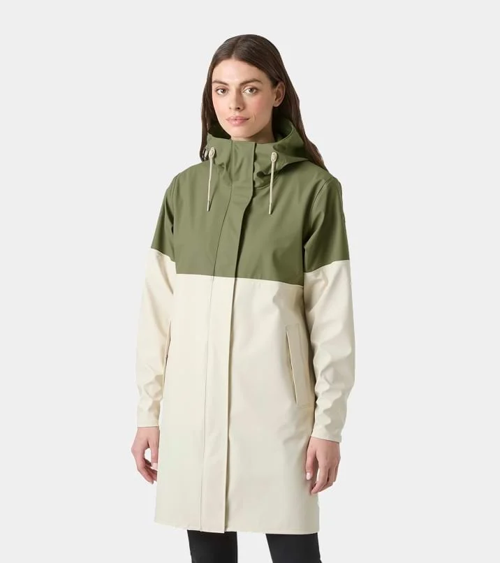 Women's Moss Block PU Raincoat
