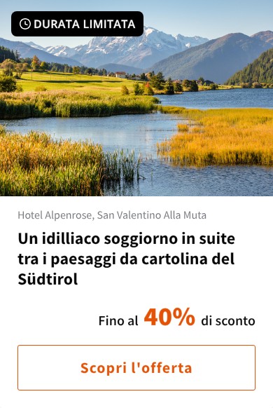 Un idilliaco soggiorno in suite tra i paesaggi da cartolina del Südtirol