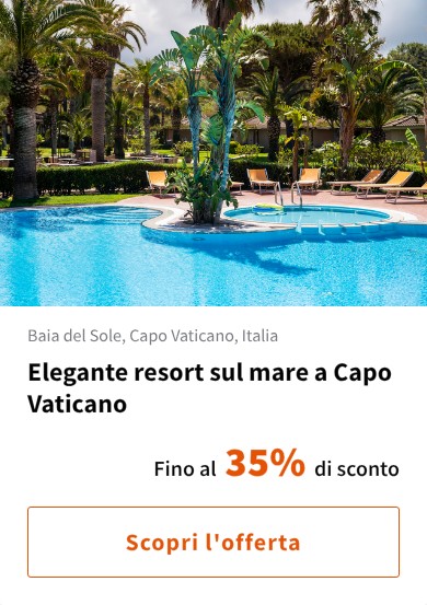 Elegante resort sul mare a Capo Vaticano
