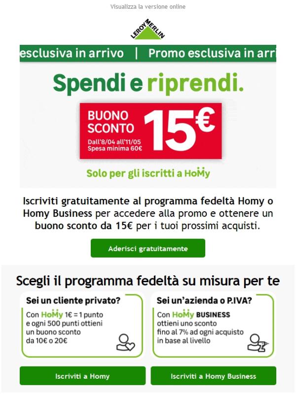 Una promo in arrivo per te…