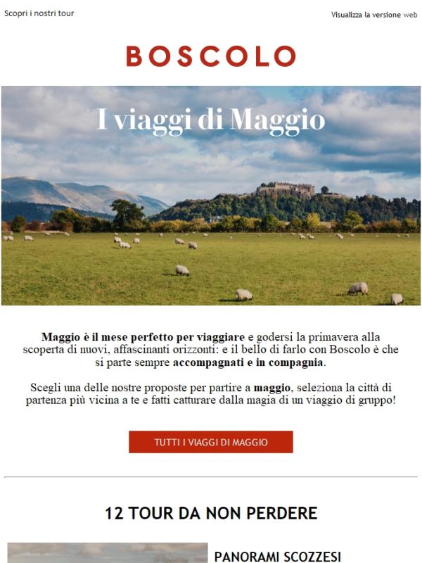 Dove puoi andare a maggio