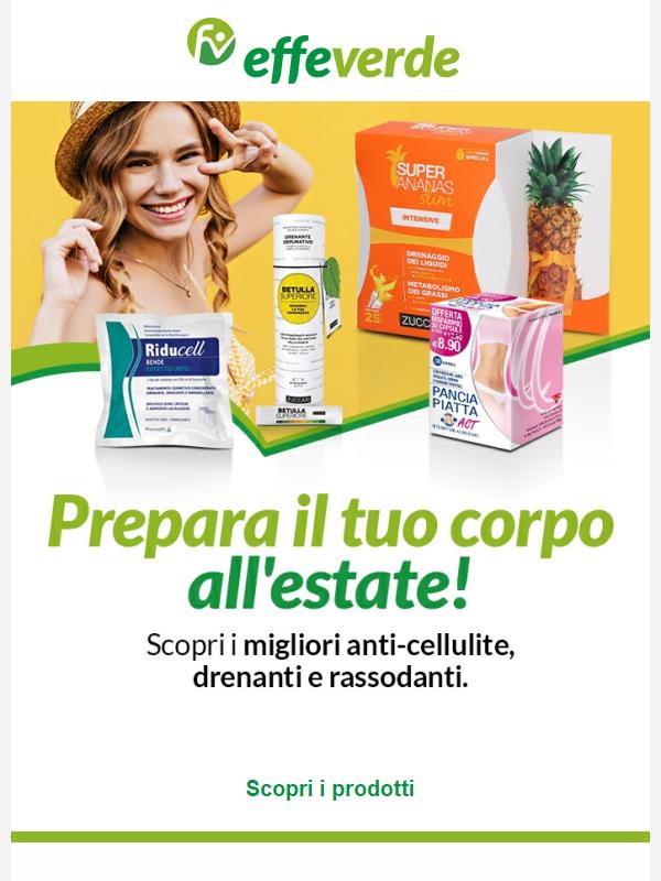 Prepara il tuo corpo all'estate con i migliori drenanti