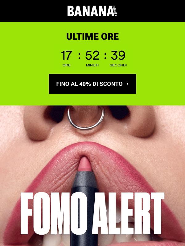 Fino al 40% di sconto - ultime ore! 😱