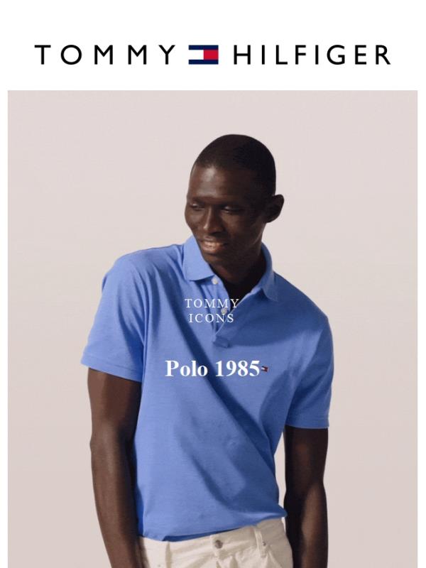 Polo 1985: un'icona Tommy Hilfiger.