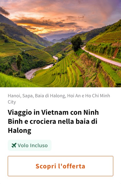 Viaggio in Vietnam con Ninh Binh e crociera nella baia di Halong
