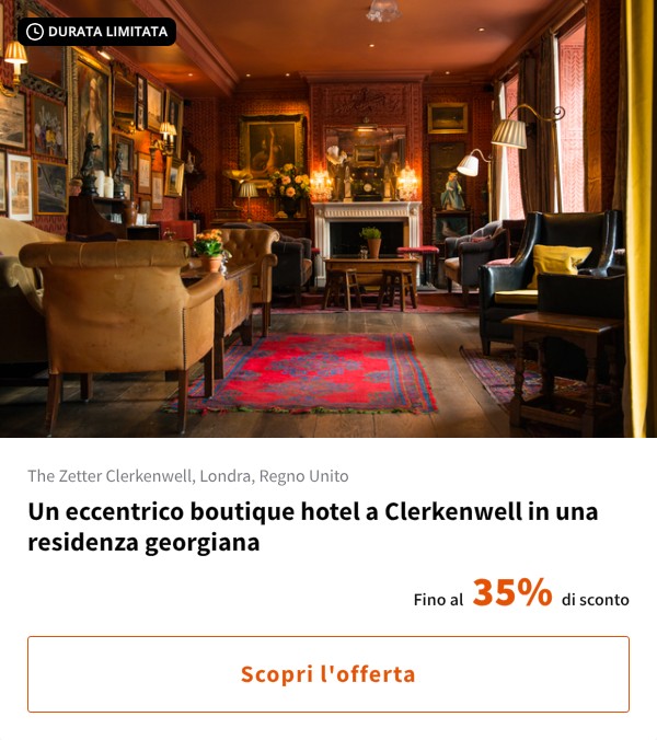 Un eccentrico boutique hotel a Clerkenwell in una residenza georgiana