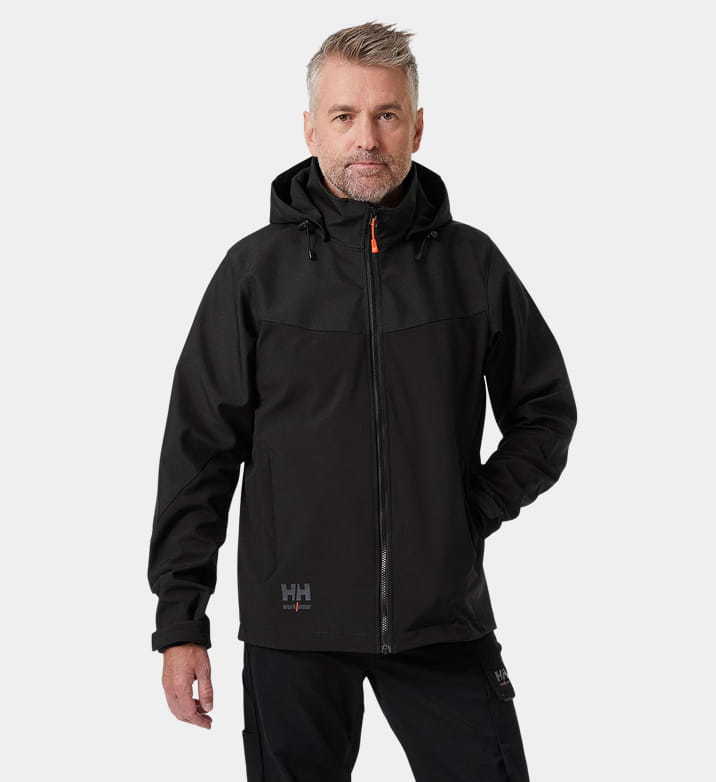 Oxford Hooded Softshell Jacket