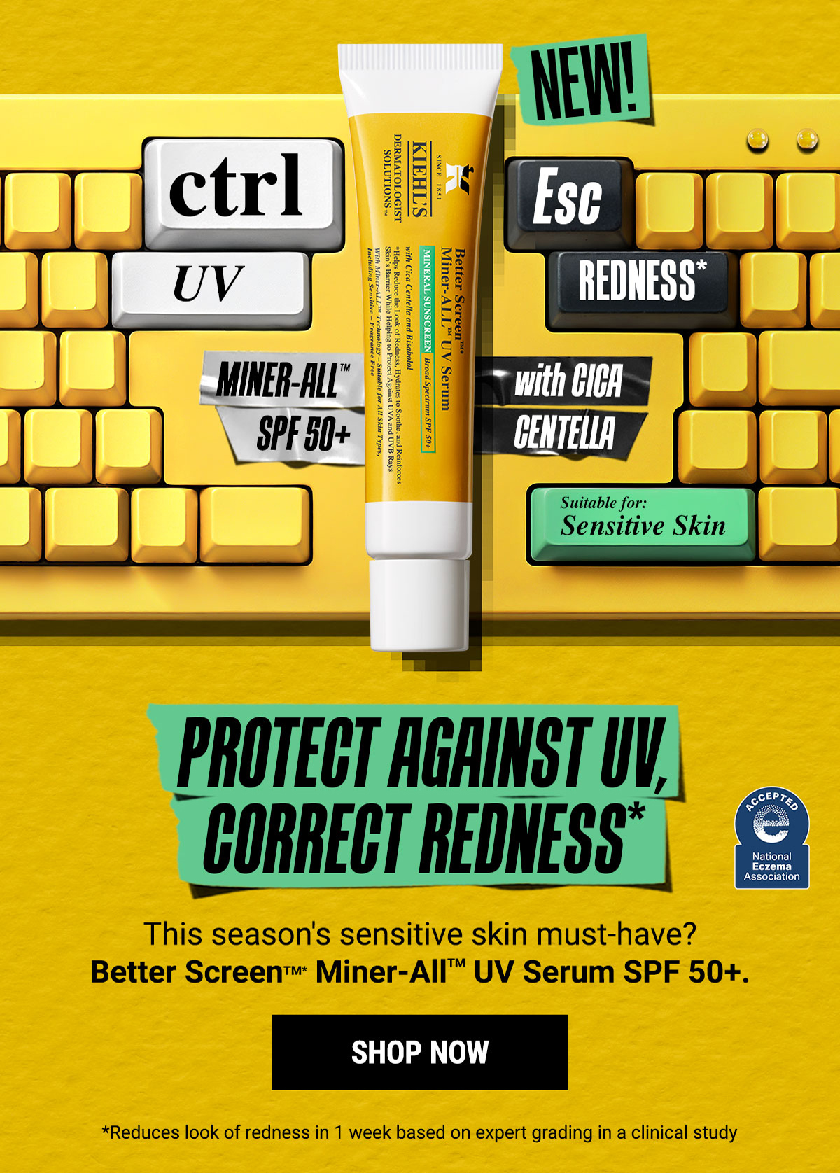 PROTECT AGAINST UV, CORRECT REDNESS*