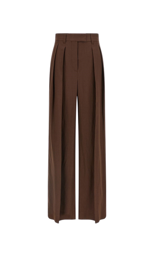 Linen blend sartorial trousers