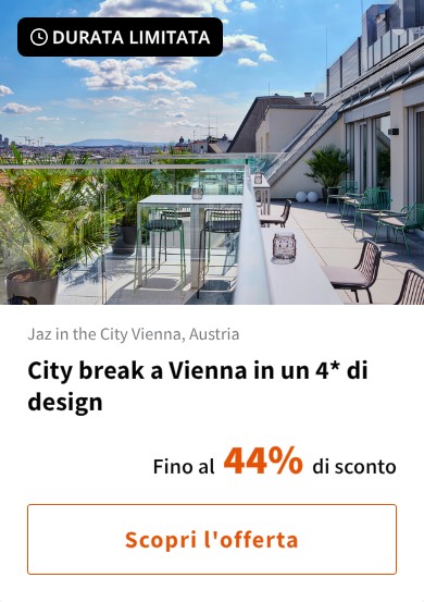 City break a Vienna in un 4* di design