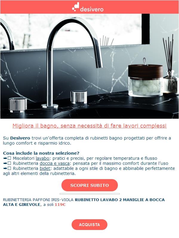 La rubinetteria bagno che stavi cercando