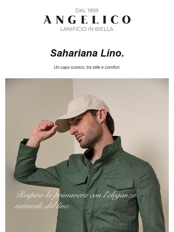 La sahariana in lino: leggerezza e carattere🌷☀️