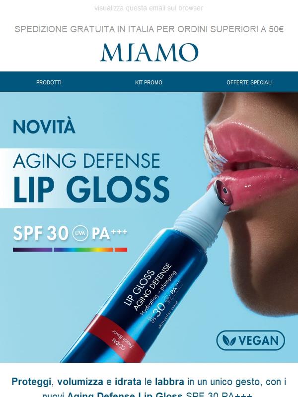 Nuovi Lip Gloss SPF 30 💙 Volume + idratazione immediata!