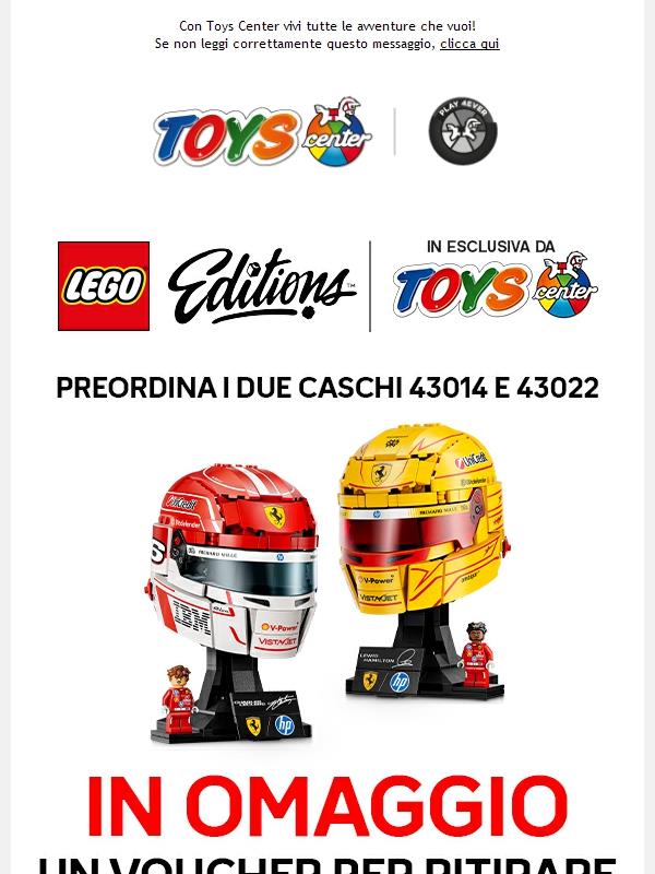 ♟️ PLAY 4EVER - Preordina i caschi LEGO Formula 1, per te un omaggio!