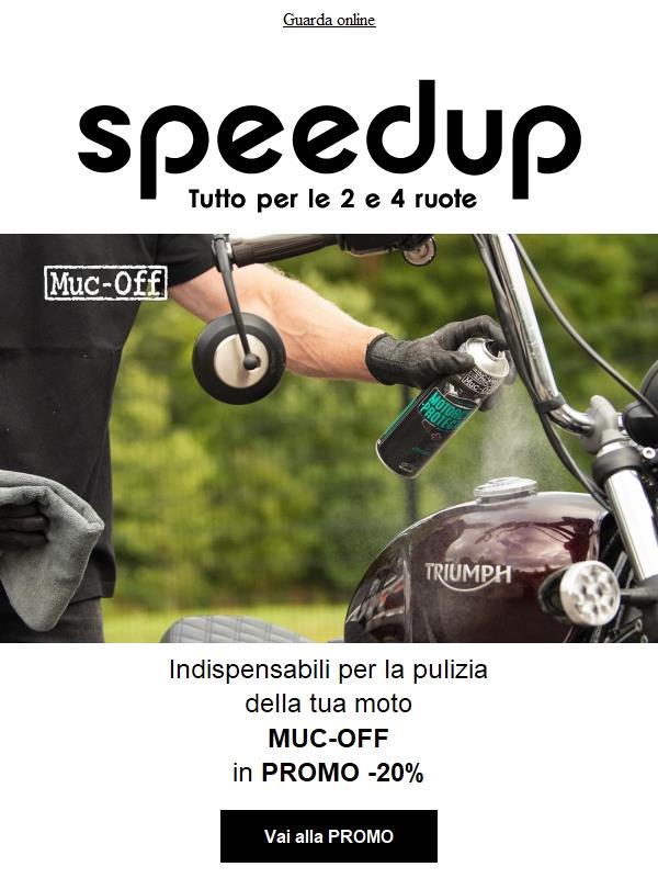 MUC-OFF: Extra -20% per la pulizia della tua moto