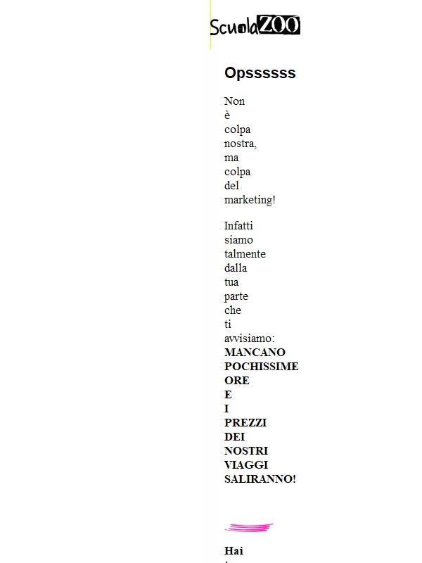 Manca poco, puoi farcelaaaa