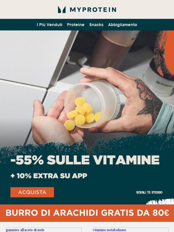 Scade Tutto Domani 🤯 -55% sulle Vitamine