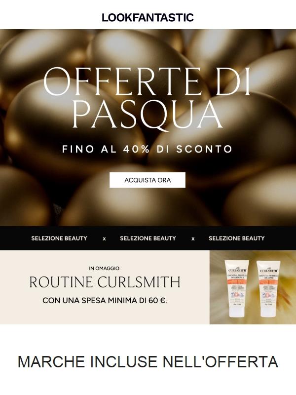 Le offerte beauty di Pasqua sono arrivate