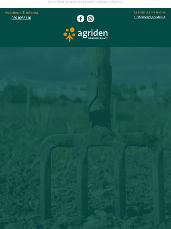 -10% sugli utensili! Solo su Agriden!🌿