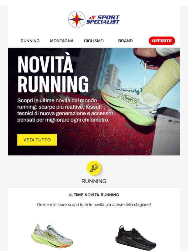 Scopri le ultime novità Running! 🏃‍♂️