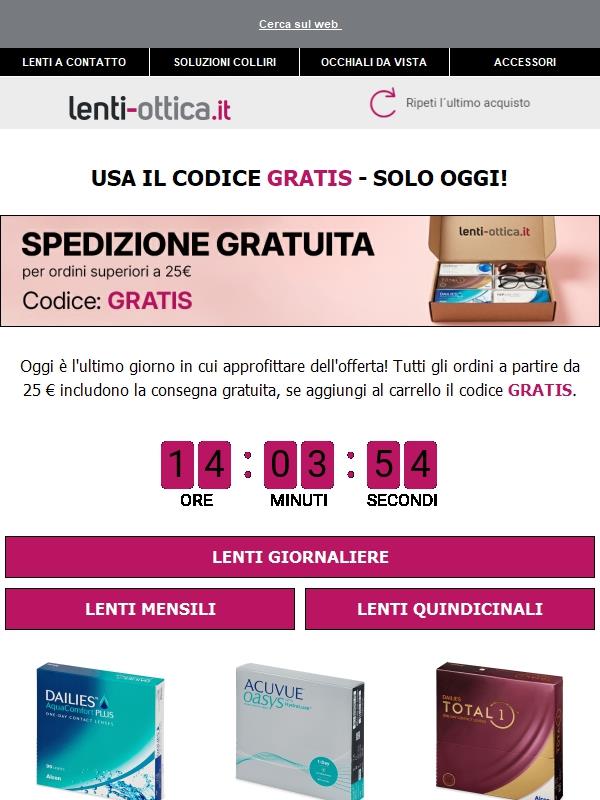 Hai a disposizione ancora solo poco tempo ⚠️