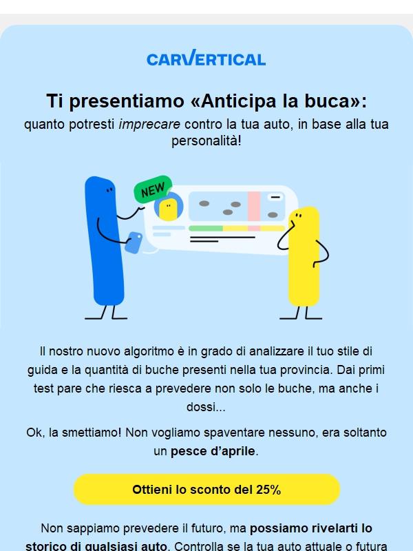‼️ Ti presentiamo la funzione «Anticipa la buca»