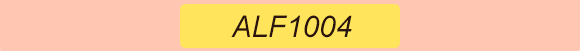 Codice promozionale "ALF1004" in corsivo centrato su sfondo giallo con bordi arrotondati, inserito in una sezione a sfondo pesca.