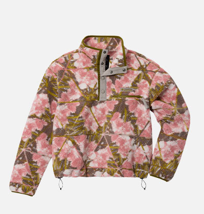 Women's Helvetia™ II Printed Cropped Half Snap Fleece