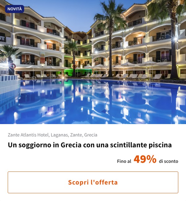 Un soggiorno in Grecia con una scintillante piscina